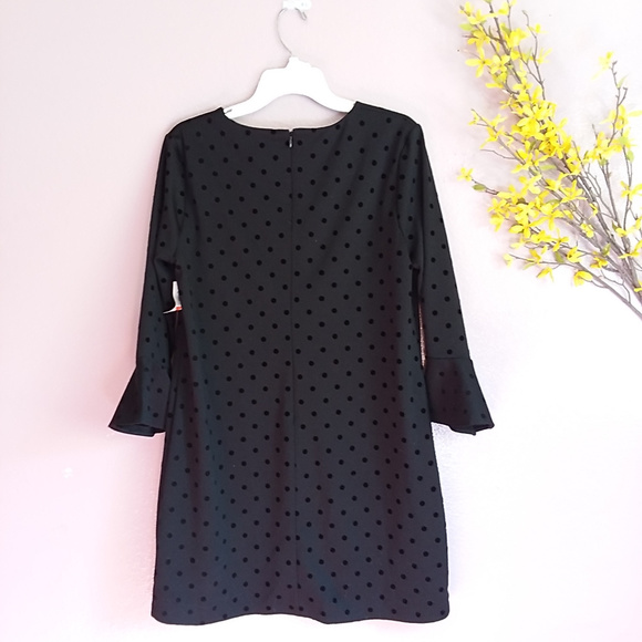Old Navy Dresses & Skirts - Old Navy black dotted bell sleeve dress